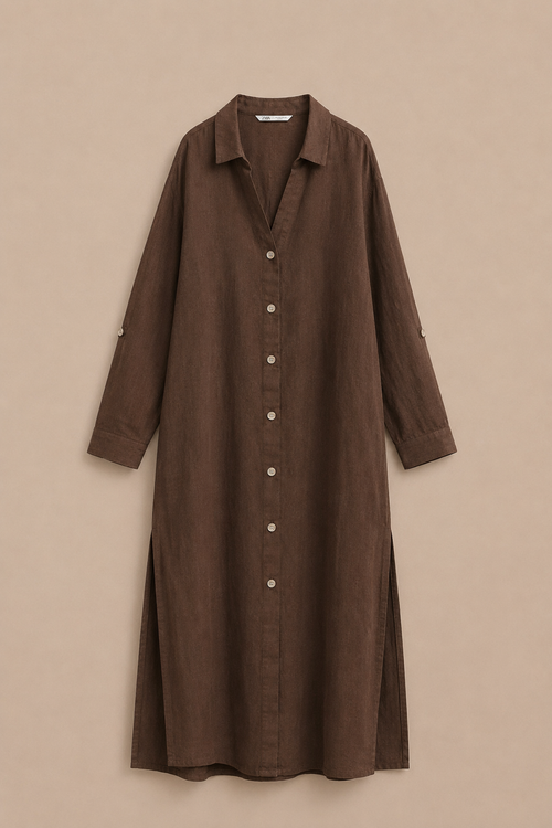 Flora shirt dress